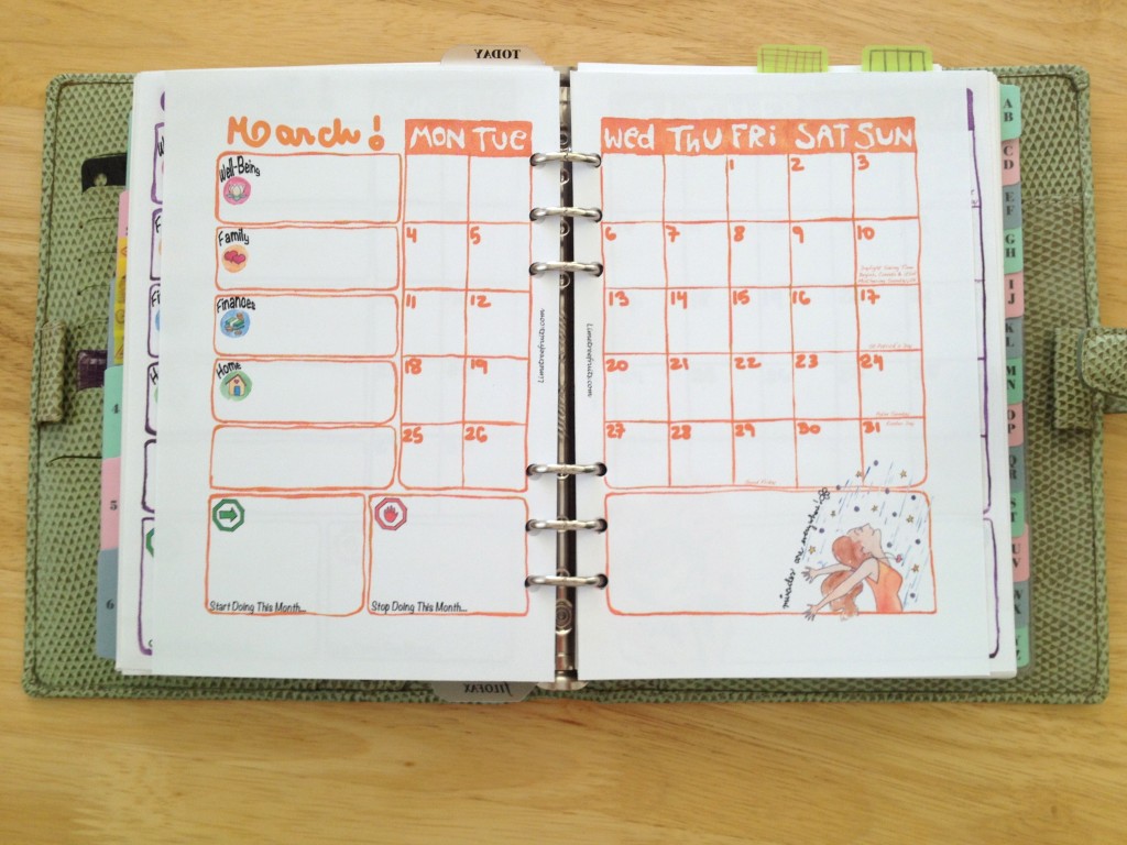A5 Printing Tips for Filofax Inserts - Lime Tree Fruits