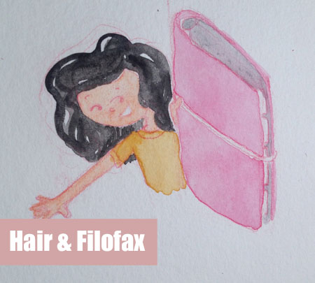 Paint Party Friday – Filofax Sketch // Again! :D