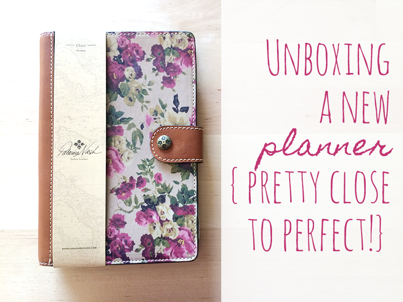 Unboxing a new Planner {pretty close to perfect!}