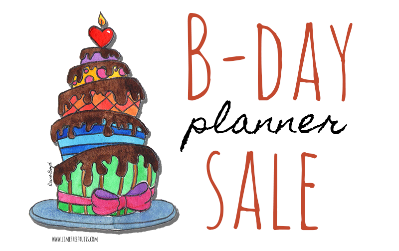 🎂 Happy Birthday to ME! For You? ✨LimeTreeFruits Planners 50% OFF !✨🤩