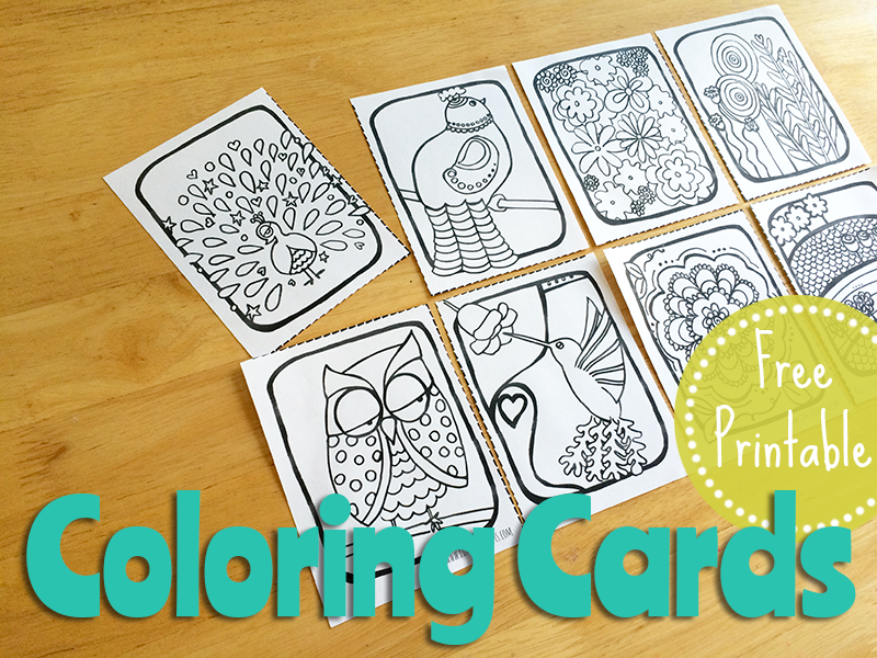 Coloring Cards