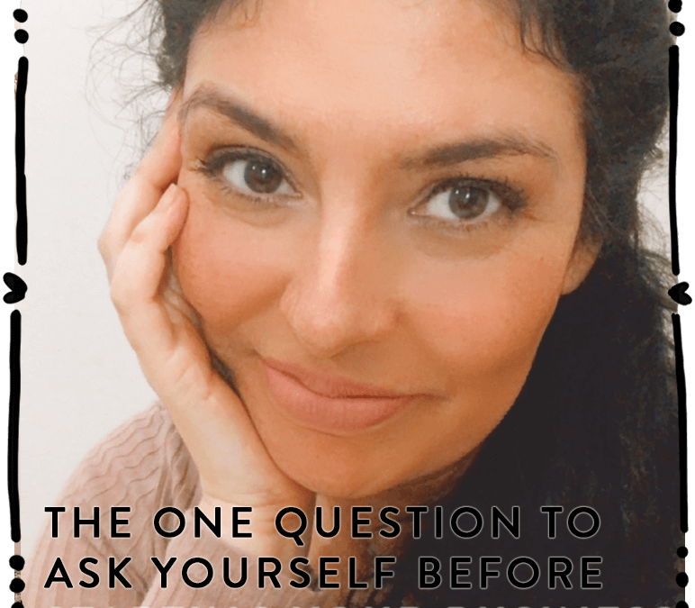 🤔The one question to ask yourself before starting your business👩🏻‍💻
