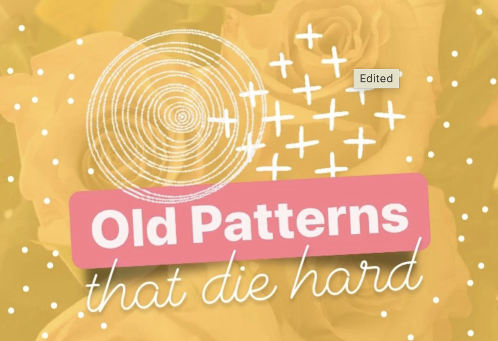 The old patterns that die hard