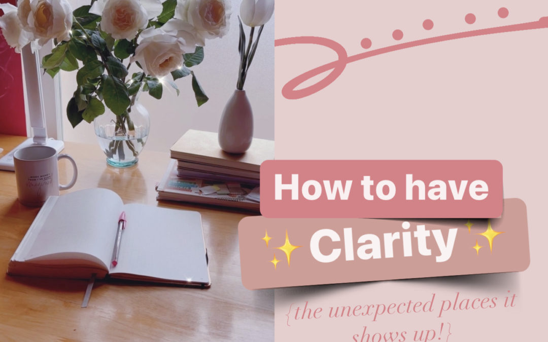 🔆How to have clarity💡