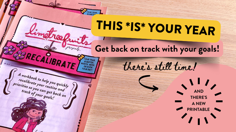 🎯 Get back on with your goals! 🔥This *STILL IS* your year! {And NEW Printable!}